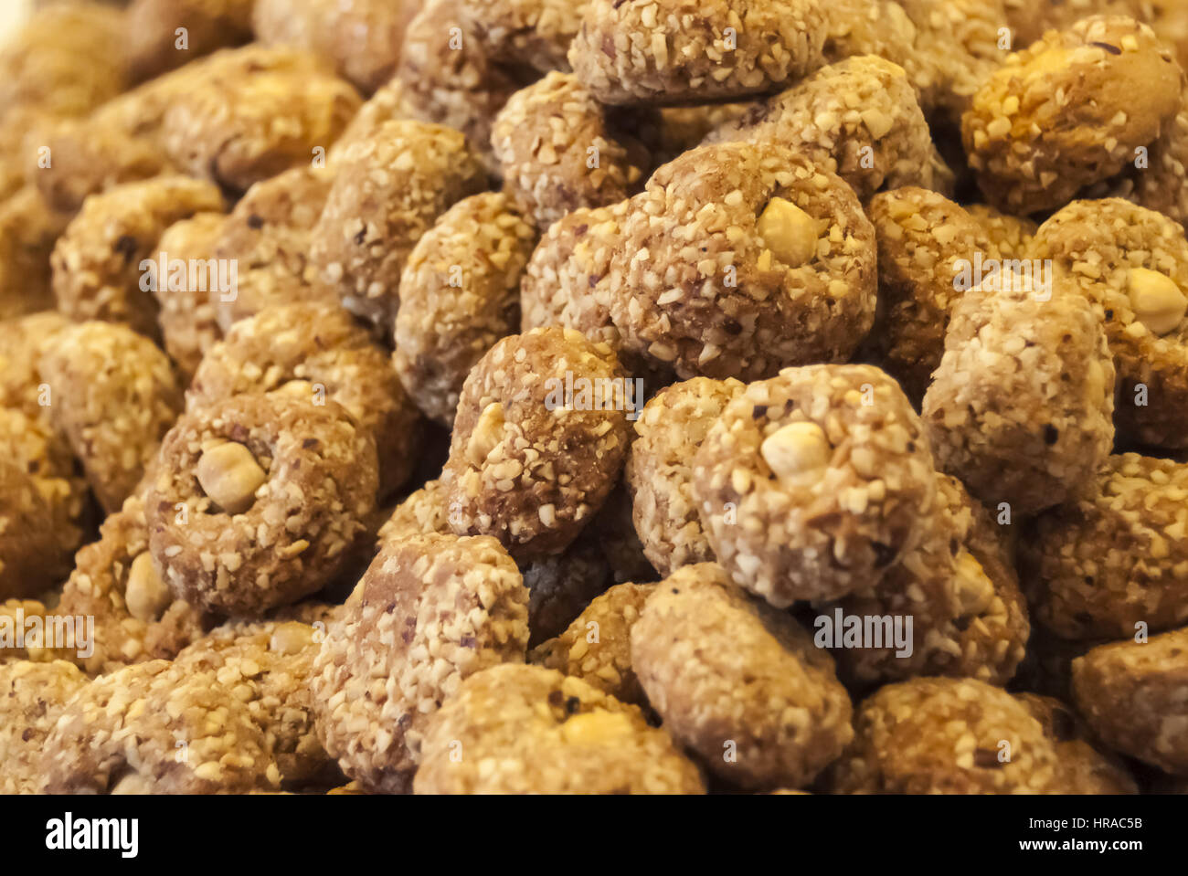Cookies with nuts Stock Photo Alamy