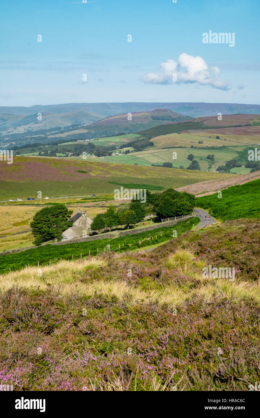 Stanage Edge in th UK Peak District National Park Stock Photo