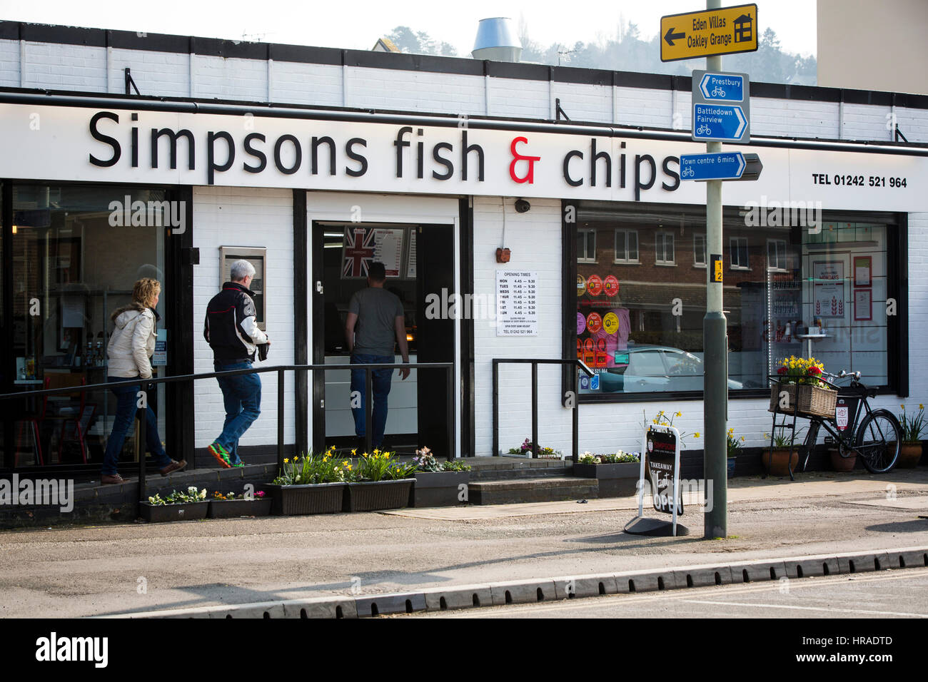 Fish & Chip shop in Cheltenham UK Stock Photo Alamy