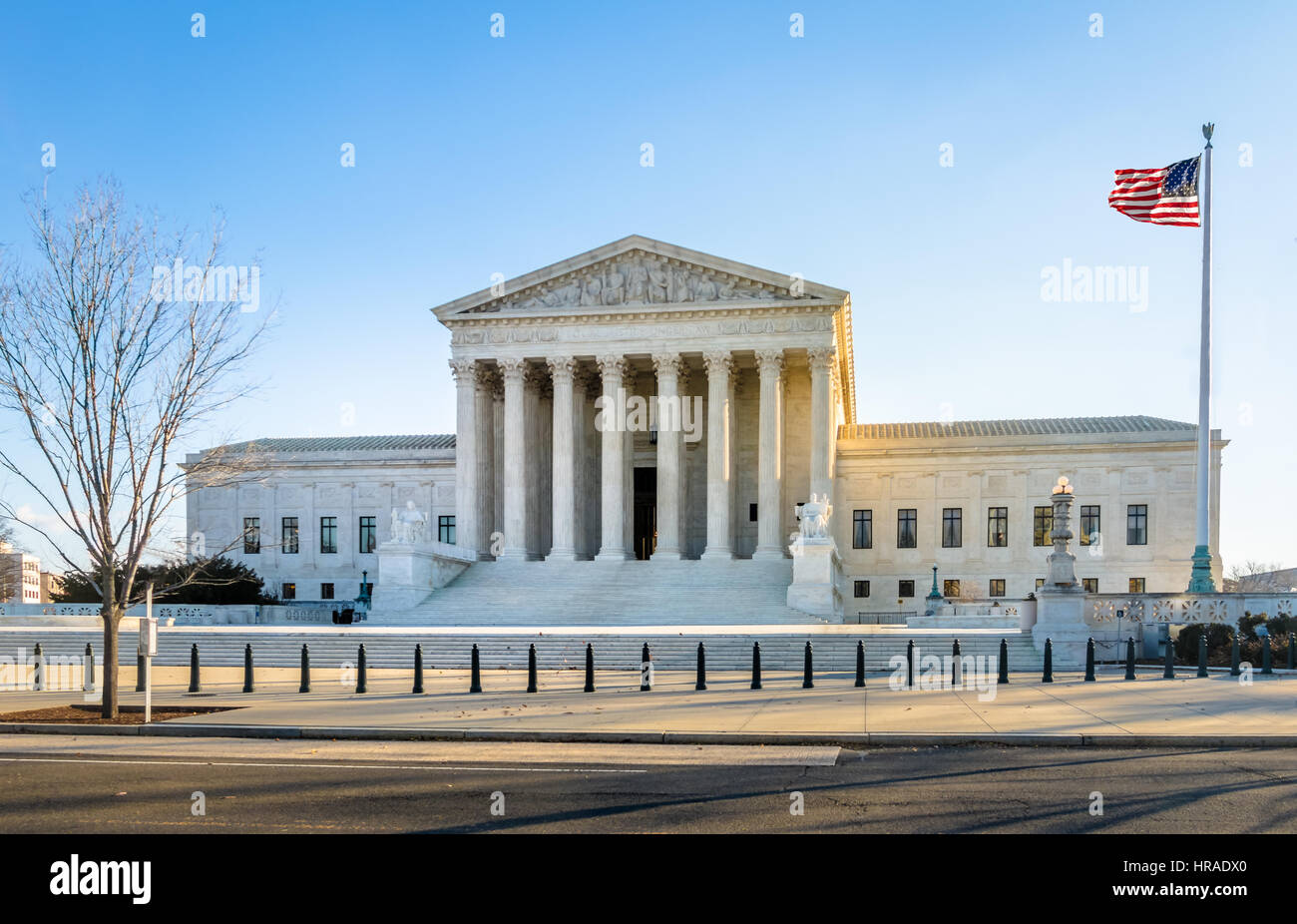 The United States Supreme Court building in Washington DC, United