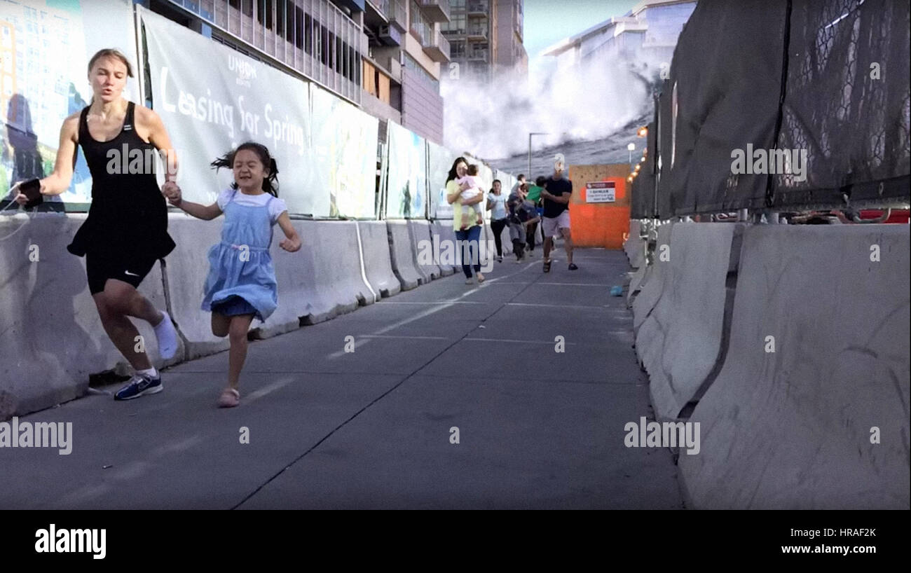 OCEANS RISING, 2017. © Syfy /Courtesy Everett Collection Stock Photo ...