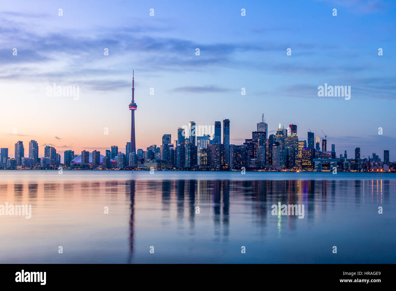 Toronto Skyline - Toronto, Ontario, Canada Stock Photo