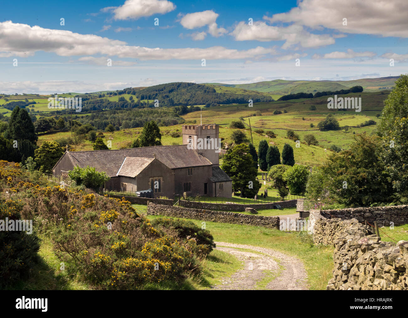 Holy Trinity Church in Colton Cumbria Stock Photo