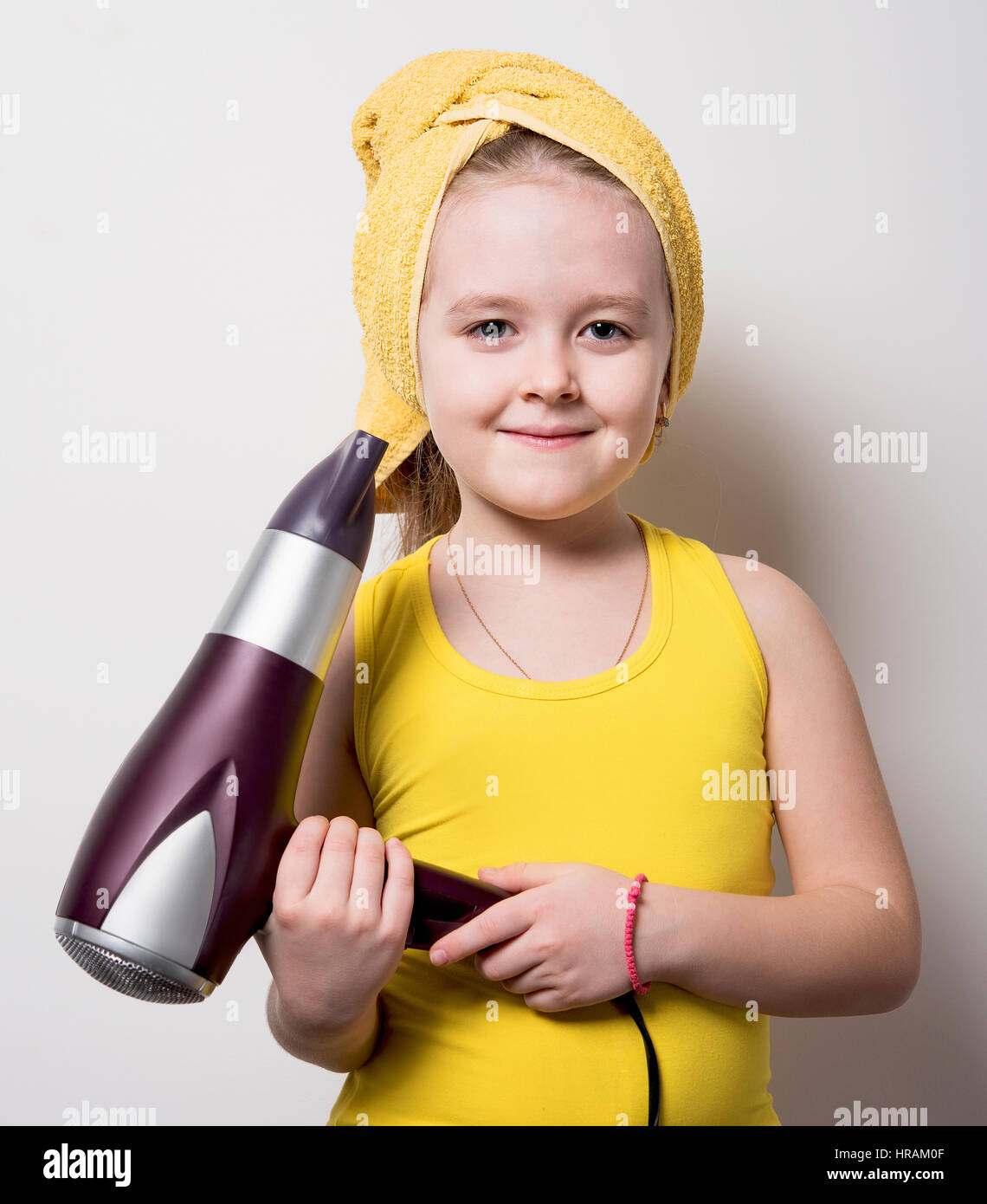 girl after a shower Stock Photo Alamy