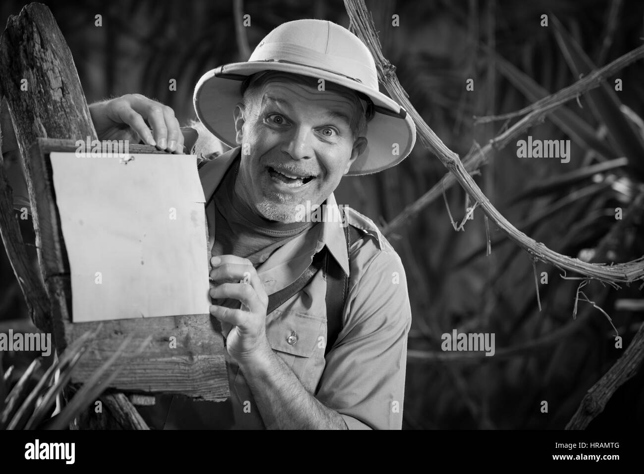 Vintage safari advertisement hi-res stock photography and images - Alamy
