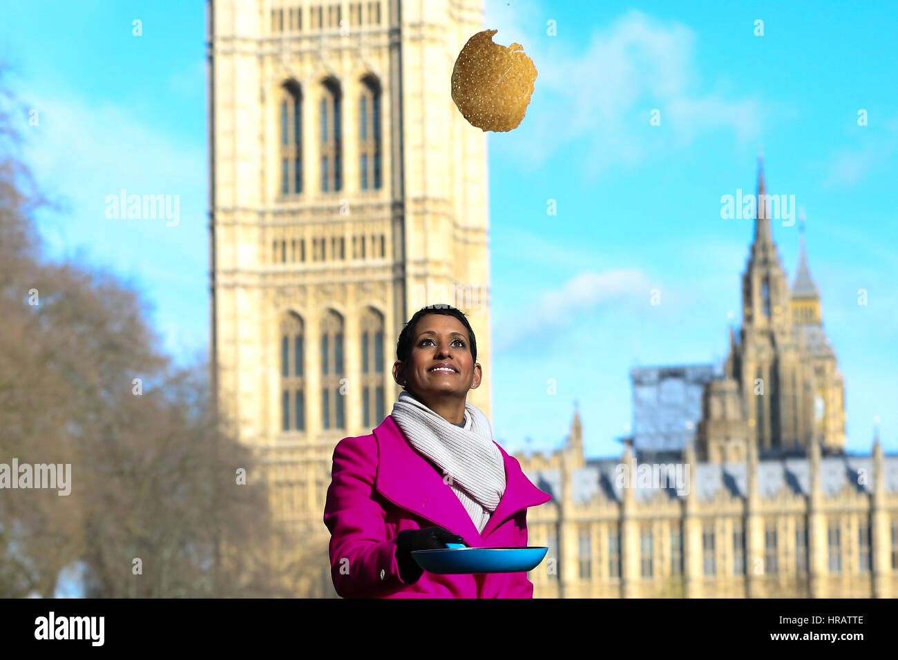 Victoria Tower Gardens London Uk 28th Feb 2017 Naga Munchetty