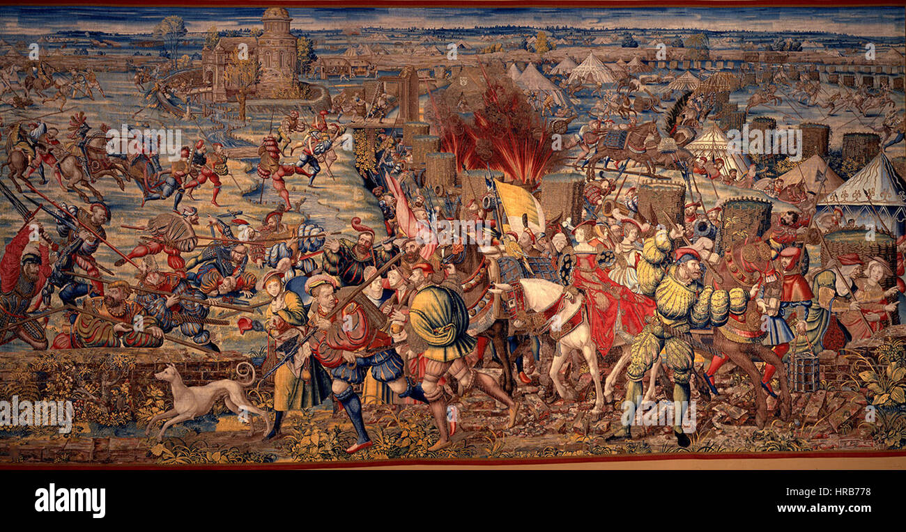 Battle of Pavia Stock Photo