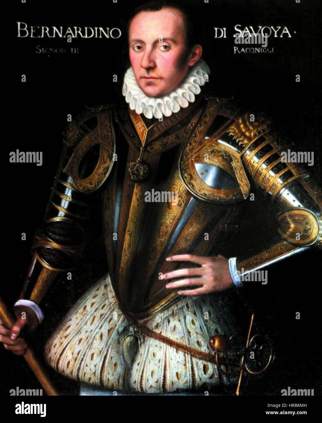 Ritratto di Bernardino II di Savoia Stock Photo Alamy