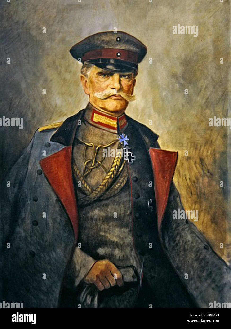 Ritratto del Generale August von Mackensen Stock Photo