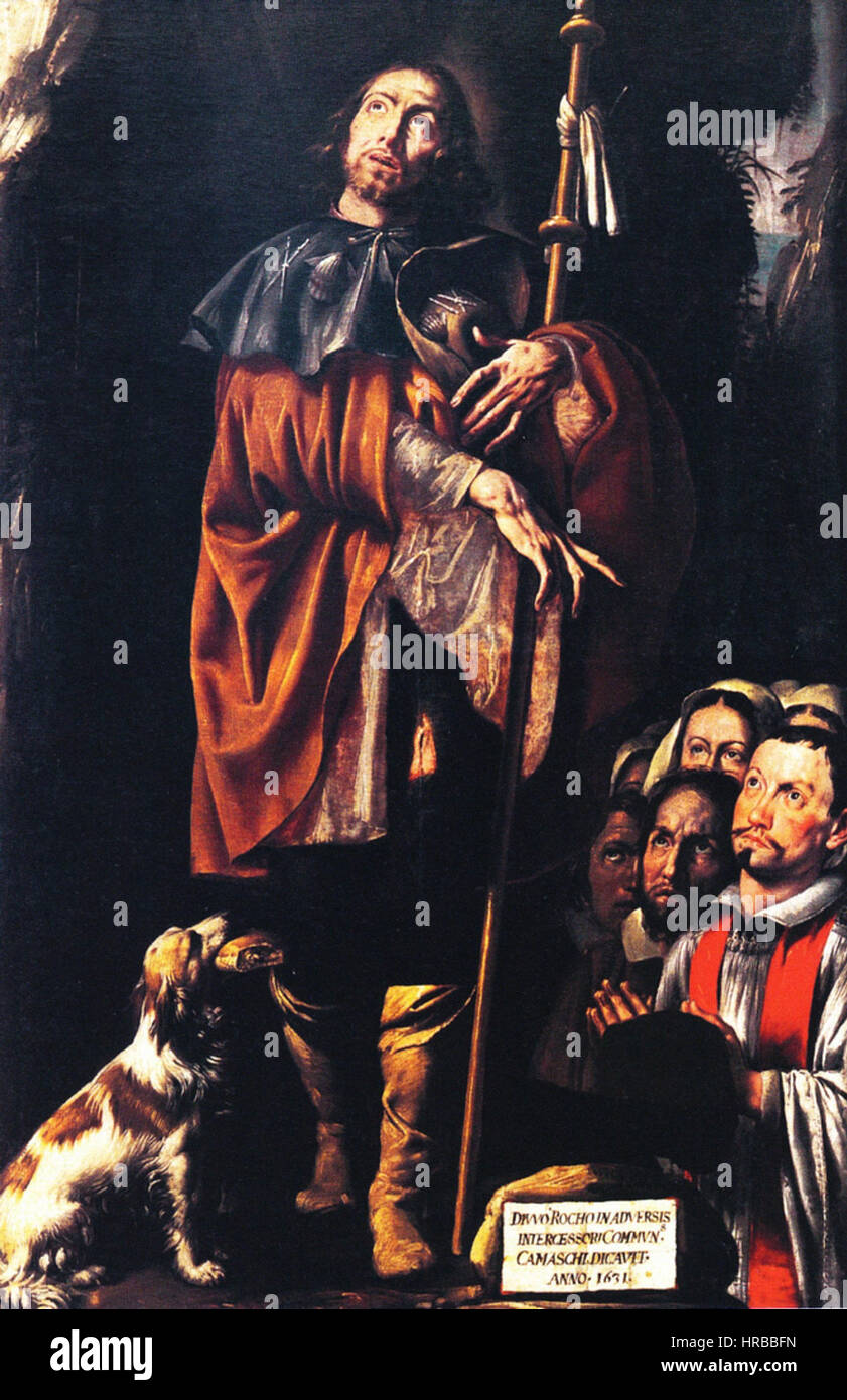 San Rocco Tanzio da Varallo Stock Photo Alamy