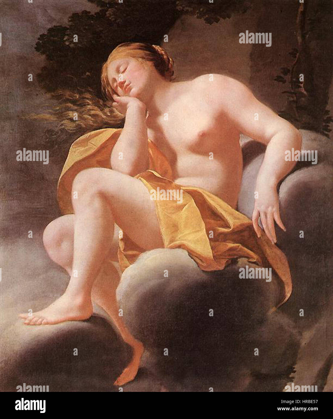 Simon Vouet - Sleeping Venus - WGA25370 Stock Photo