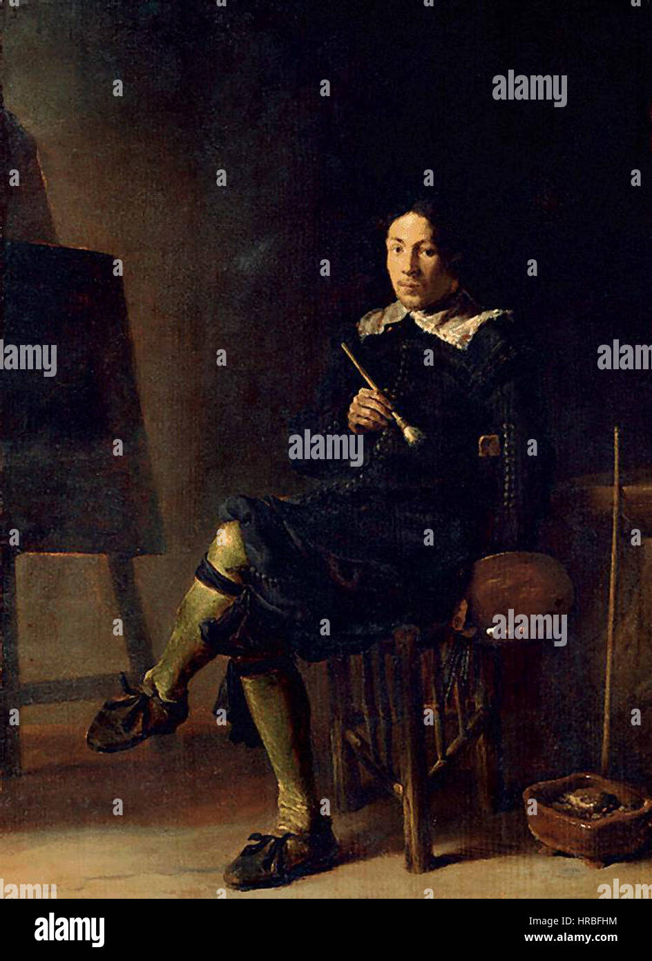 17th century artist easel hi-res stock photography and images - Alamy