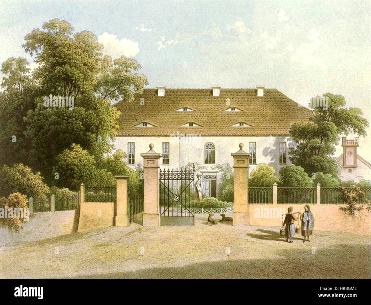 Rittergut Bennstedt Sammlung Duncker Stock Photo Alamy