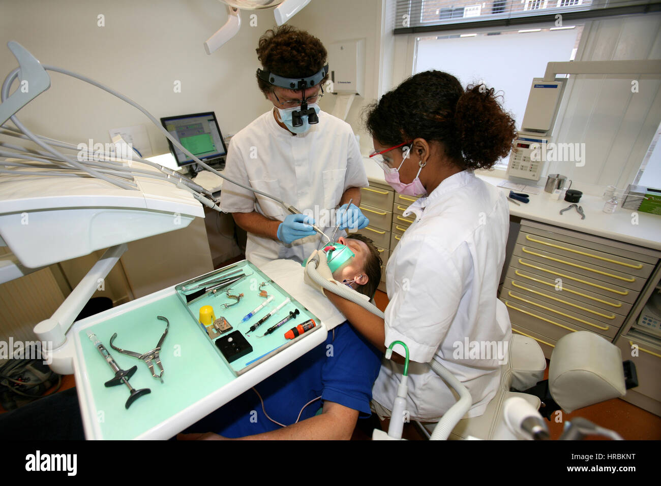 dentist at work in the netherlands Stock Photo Alamy