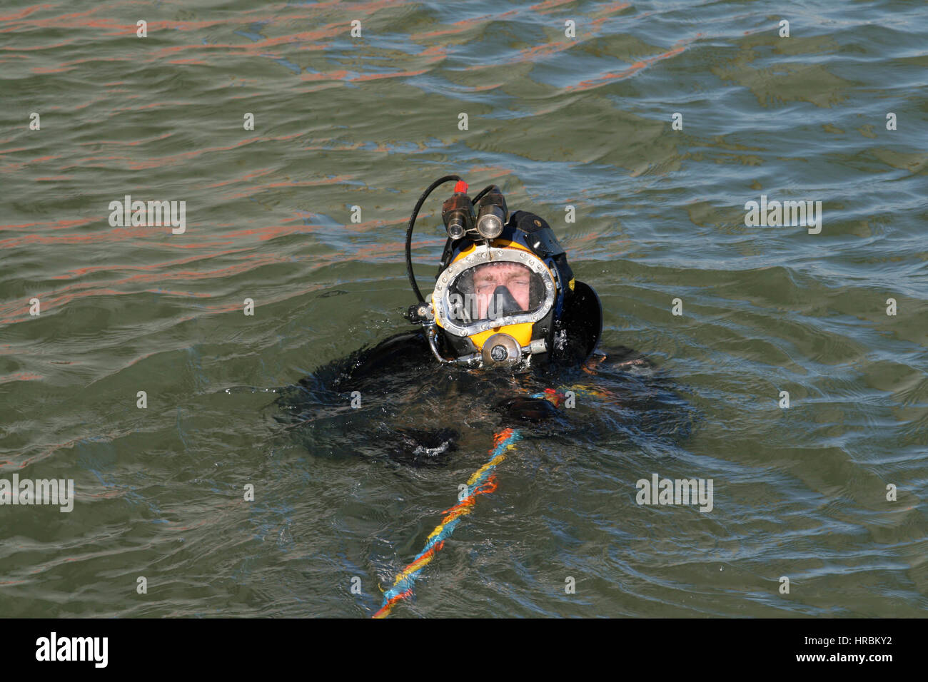 divers at work Stock Photo Alamy