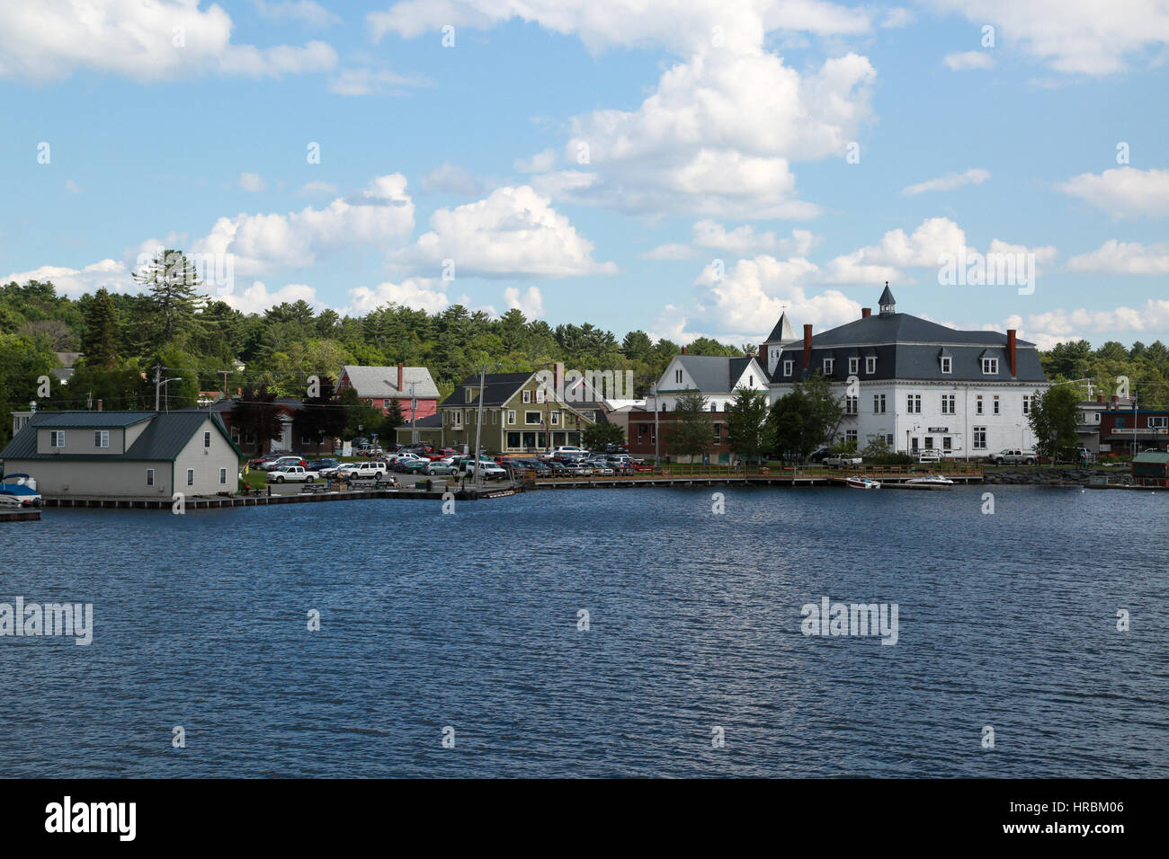 Greenville Maine by Moosehead Lake Stock Photo Alamy