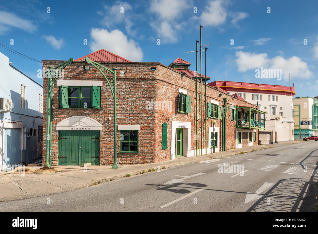 Bridgetown, Barbados December 18, 2016 Building in the historic part