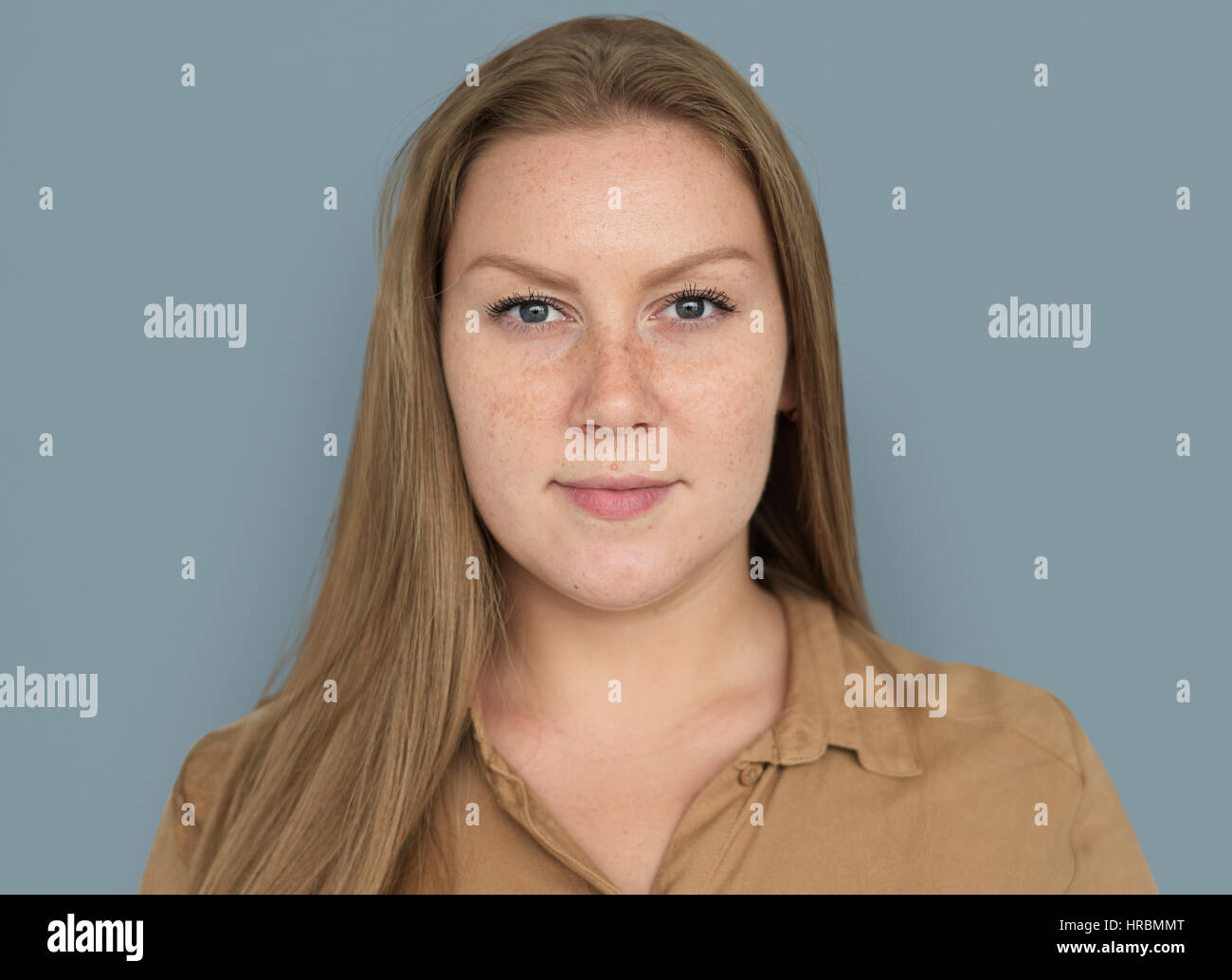 Studio People Shoot Portrait Isolated Stock Photo - Alamy