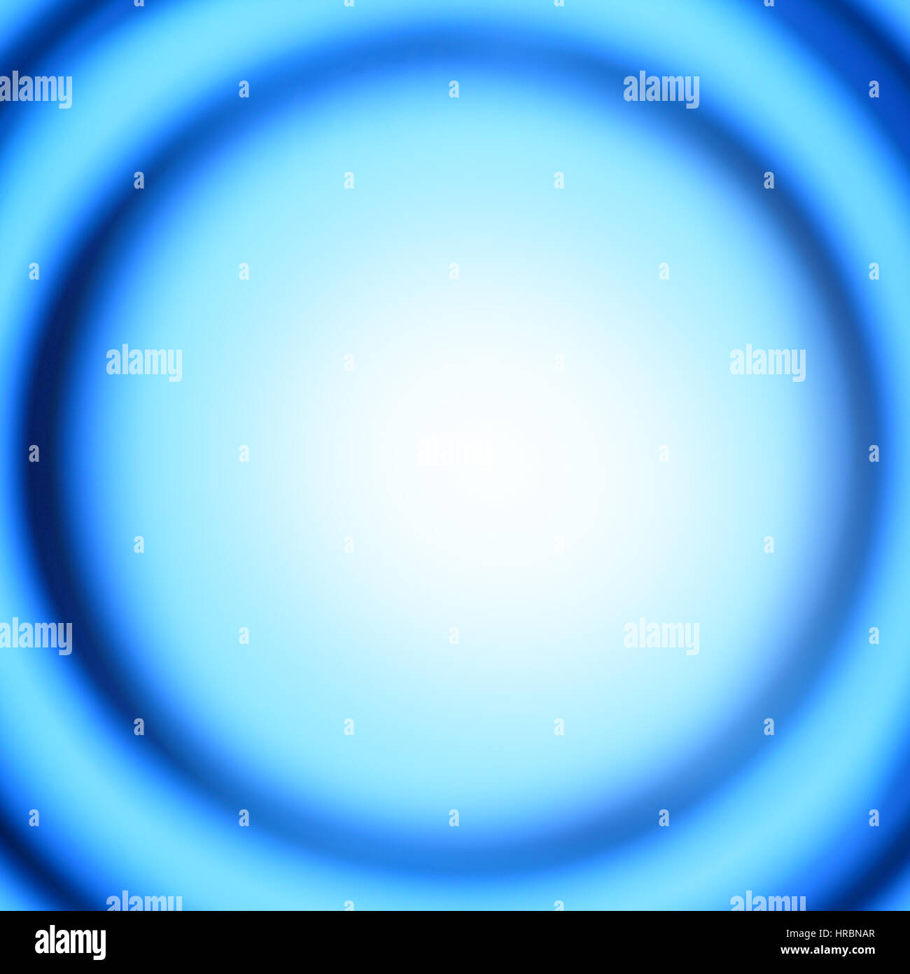 Blue abstract background with defocused concentric circles - space for ...