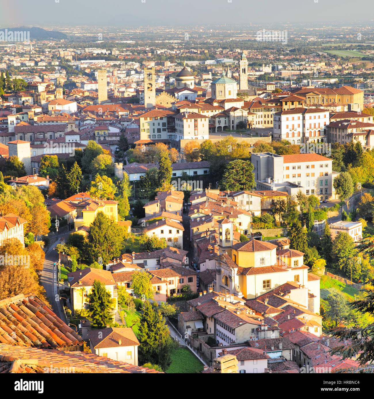 View of Bergamo, Italy Stock Photo