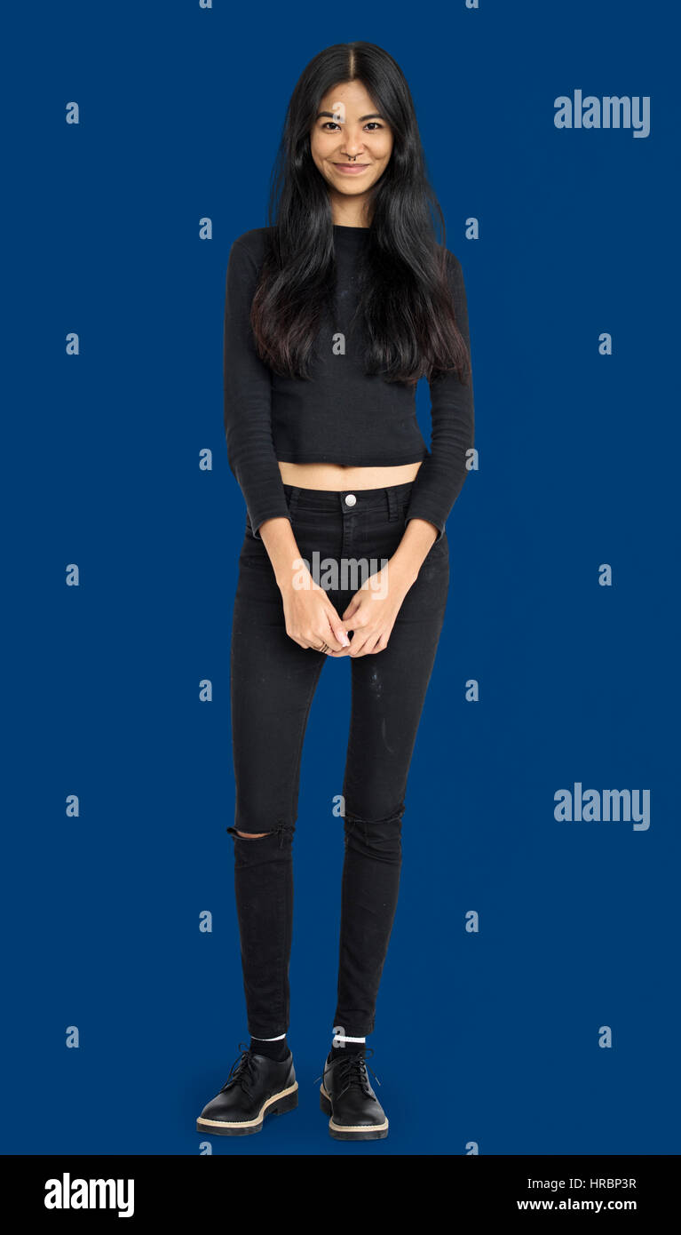 Asian Ethnicity Woman Smiling Happiness Portrait Stock Photo - Alamy