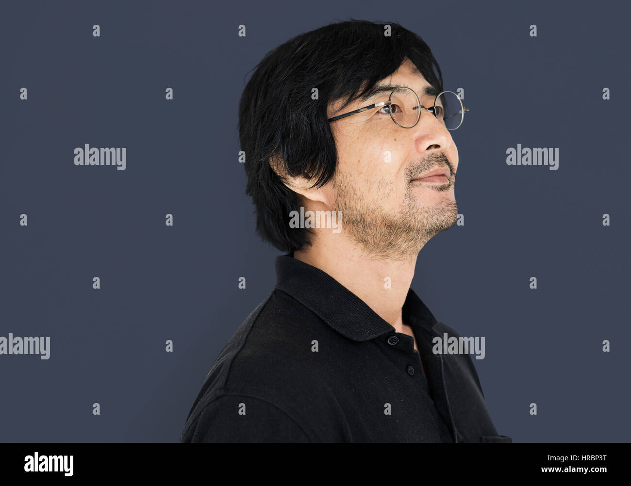Studio People Shoot Portrait Isolated Stock Photo - Alamy