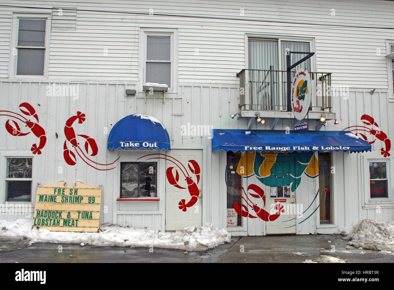 Free Range Fish Lobster market Portland Harbor winter ice Portland Free Range Fish Lobster market Portland Harbor winter ice Portland