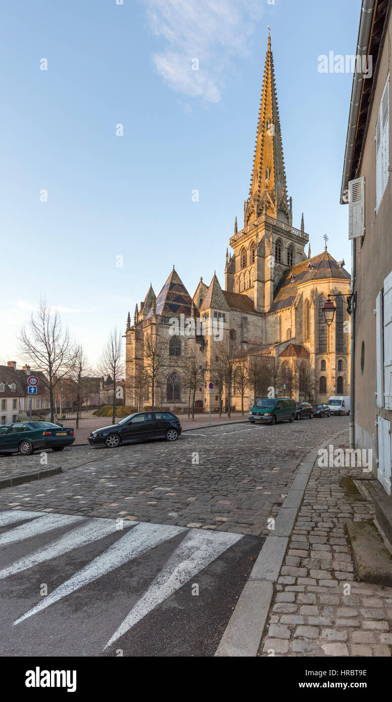 St Lazare Cathedral, Autun, Burgundy, France Stock Photo Alamy