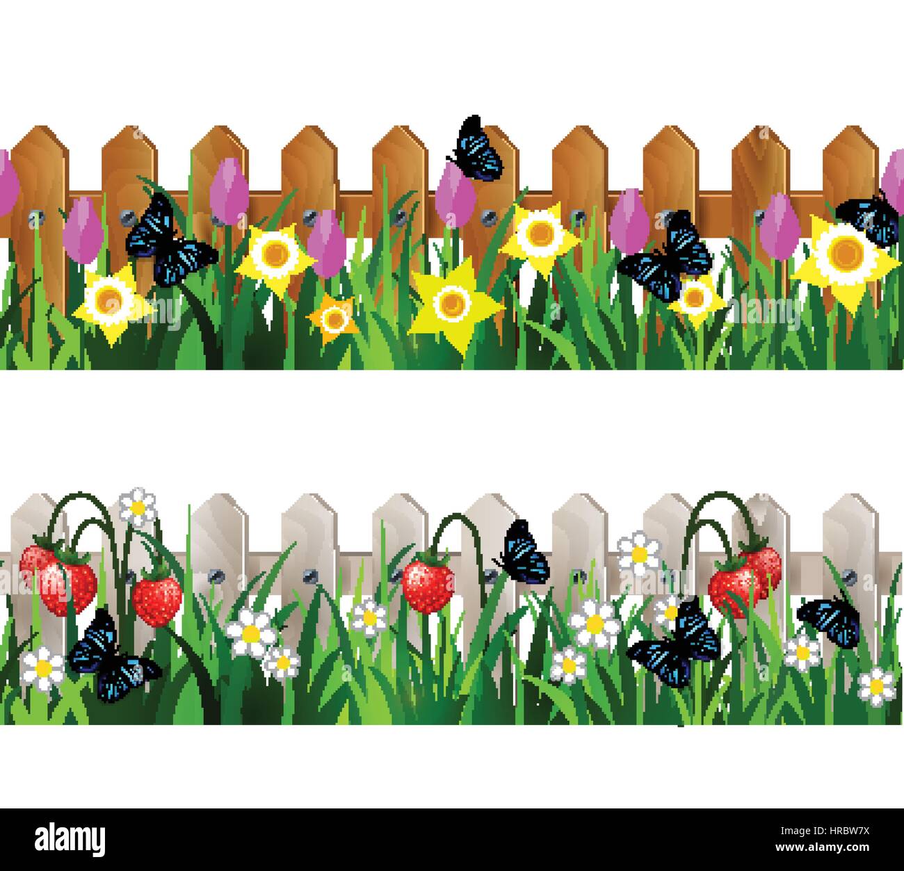 Green Grass seamless set Stock Vector Image & Art - Alamy