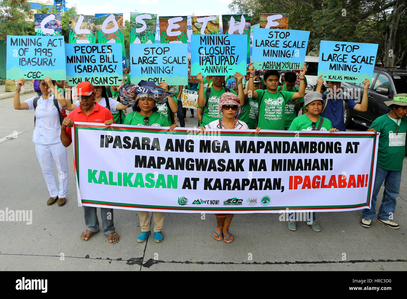 Pasay City, Philippines. 01st Mar, 2017. Environmentalist group