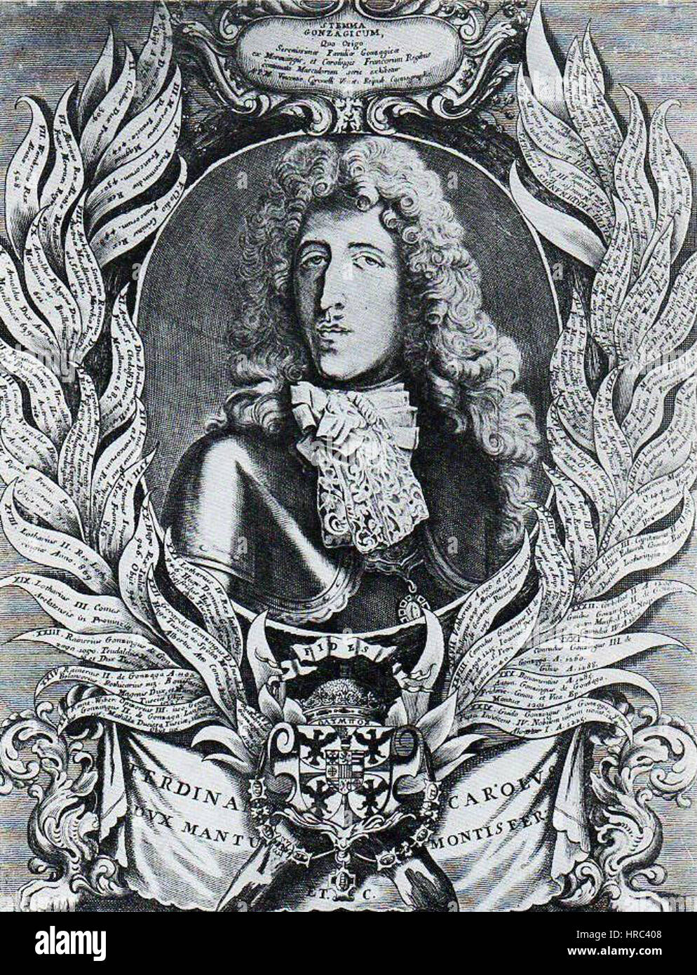 Ritratto di Ferdinando Carlo Gonzaga Stock Photo Alamy