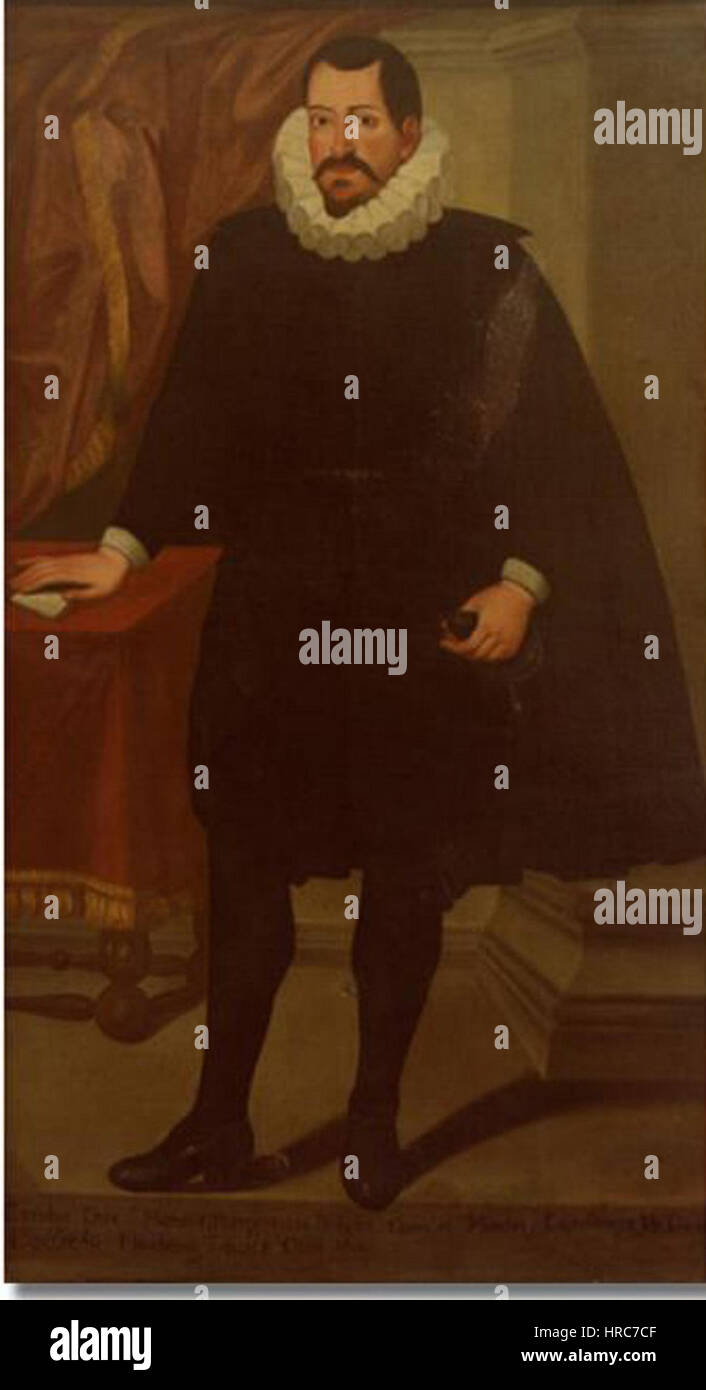 Ritratto del Duca Carlo Caracciolo Stock Photo
