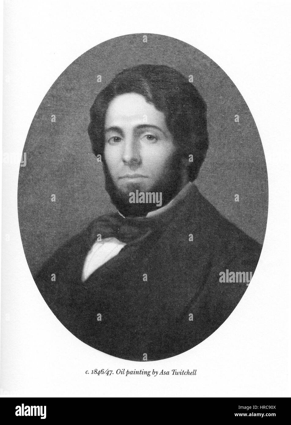 Herman Melville 1846-47 Stock Photo