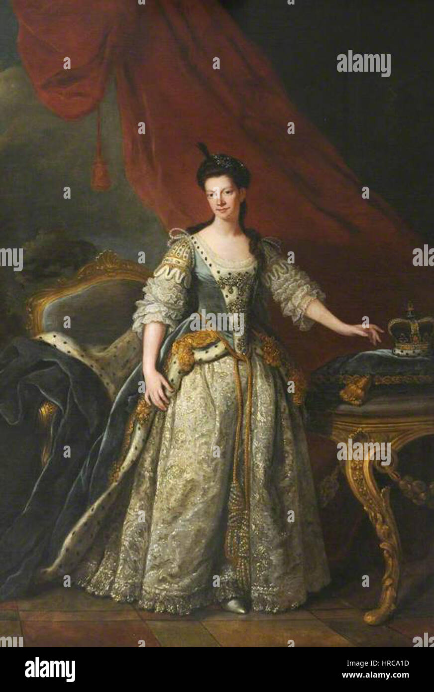 Queen charlotte 1762 Stock Photo