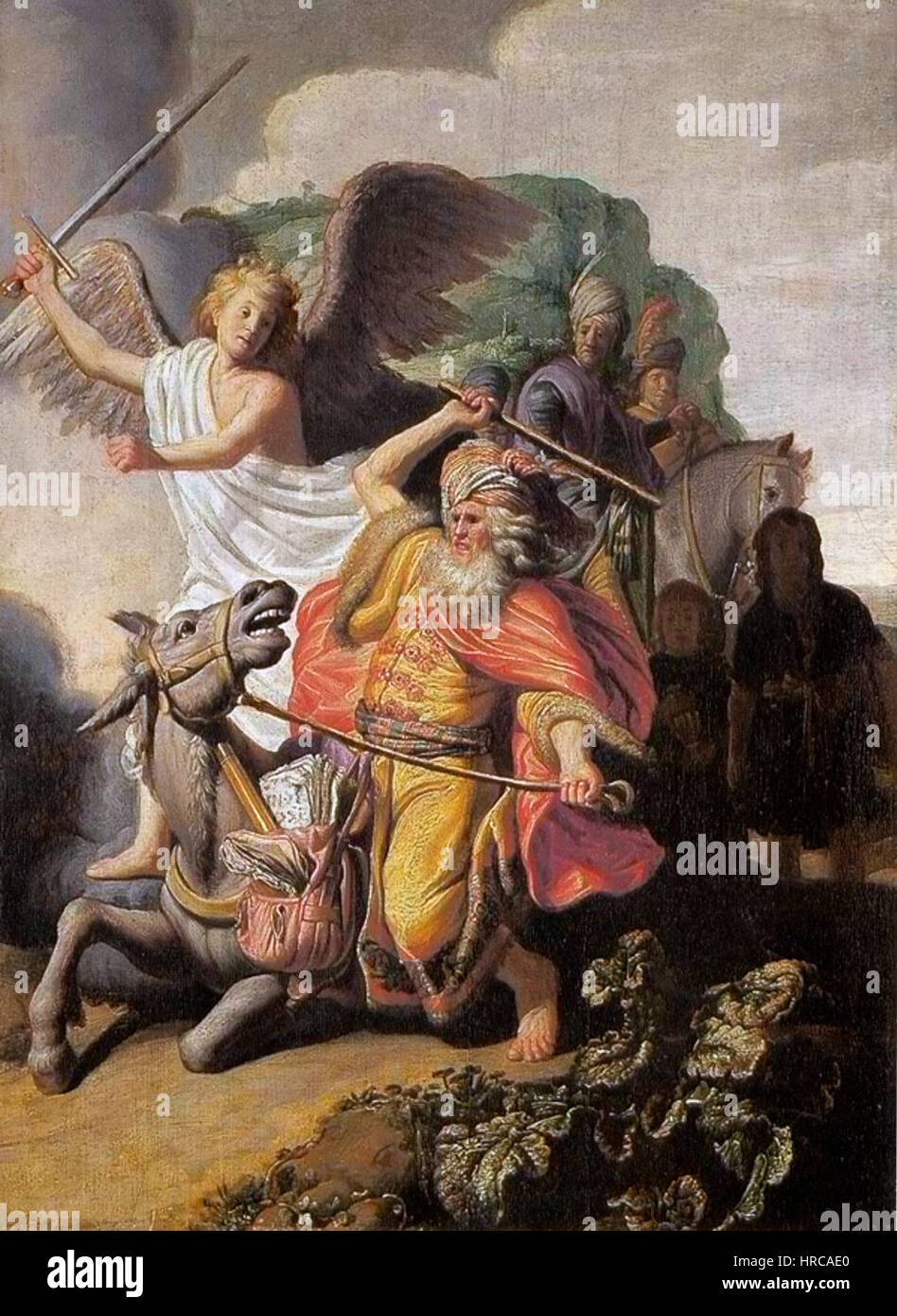 Rembrandt - Balaam Stock Photo - Alamy