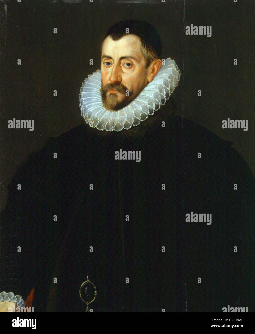 Sir Francis Walsingham by John De Critz the Elder Stock Photo