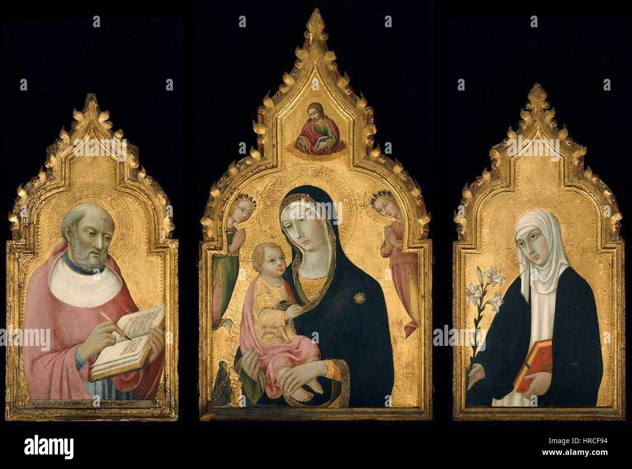 Sano di Pietro Triptych WGA20781 Stock Photo Alamy