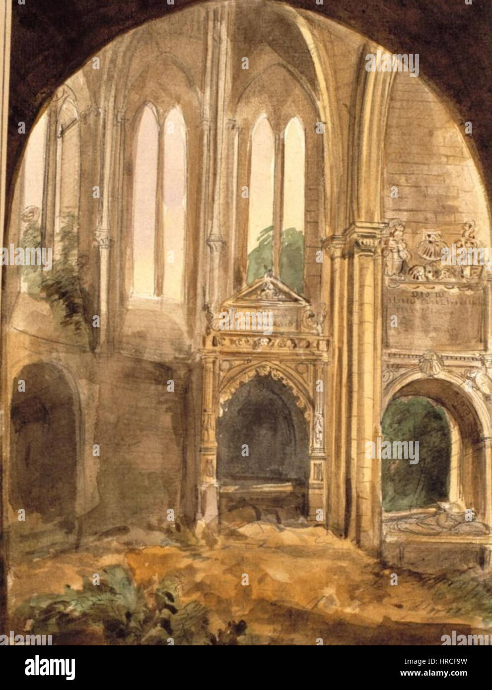 Ruinas de la iglesia del monasterio de San Francisco de Burgos (Hacia