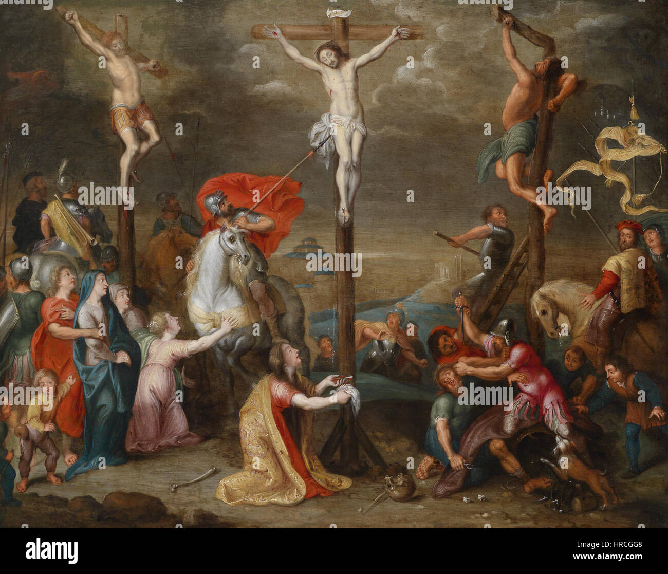 simon-de-vos-and-workshop-crucifixion-stock-photo-alamy