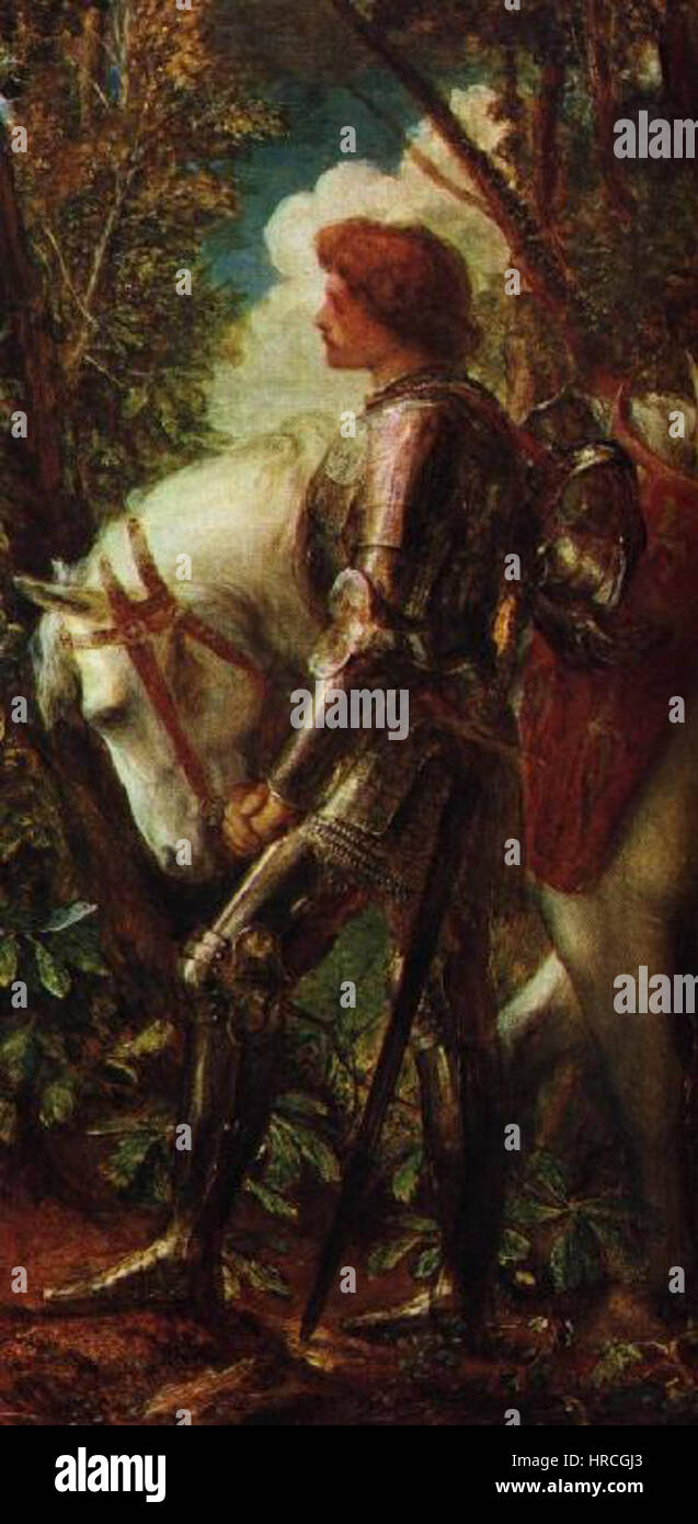 Sir Galahad (Watts Stock Photo Alamy