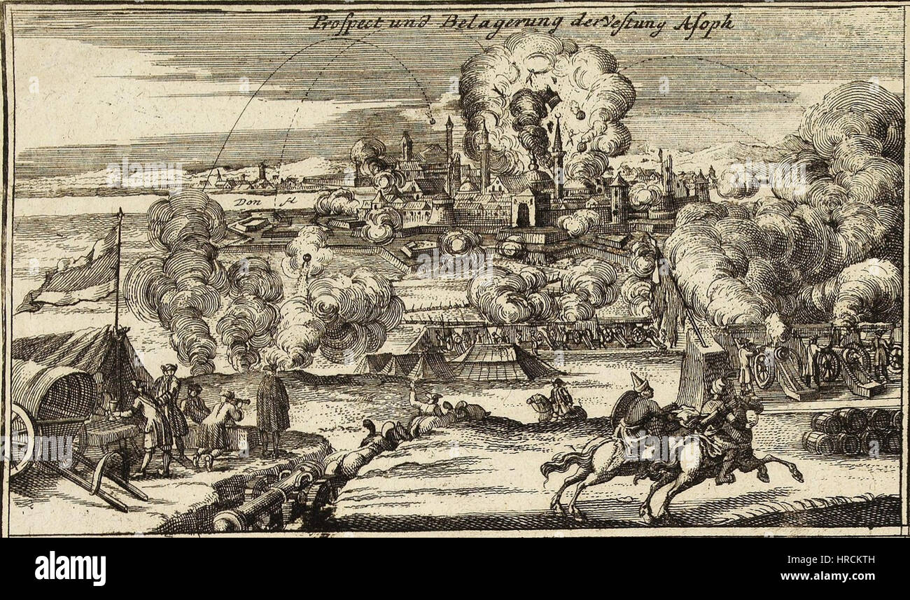 Siege of Azov (1736 Stock Photo Alamy