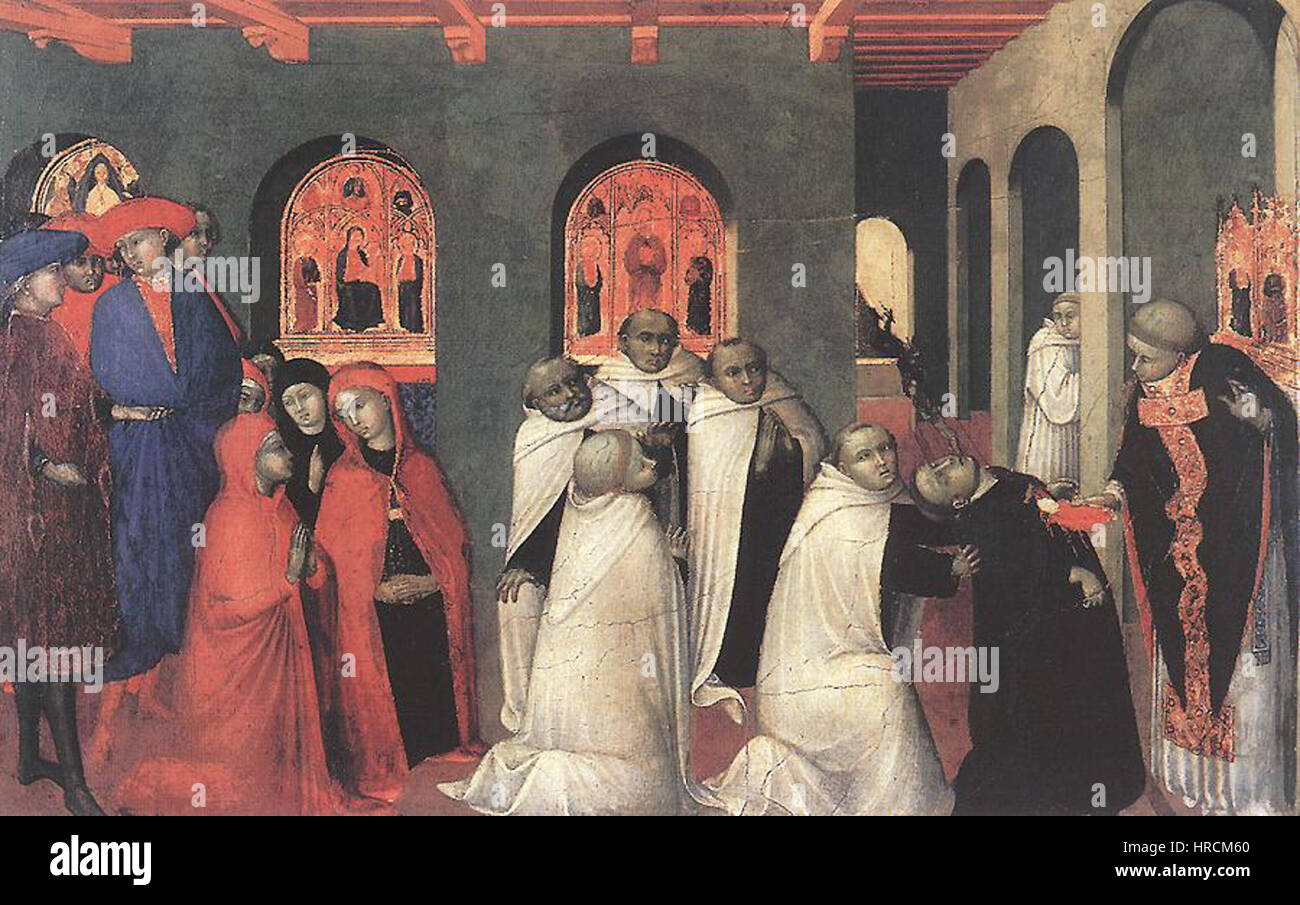 Sassetta - Miracle of the Eucharist - WGA20846 Stock Photo - Alamy