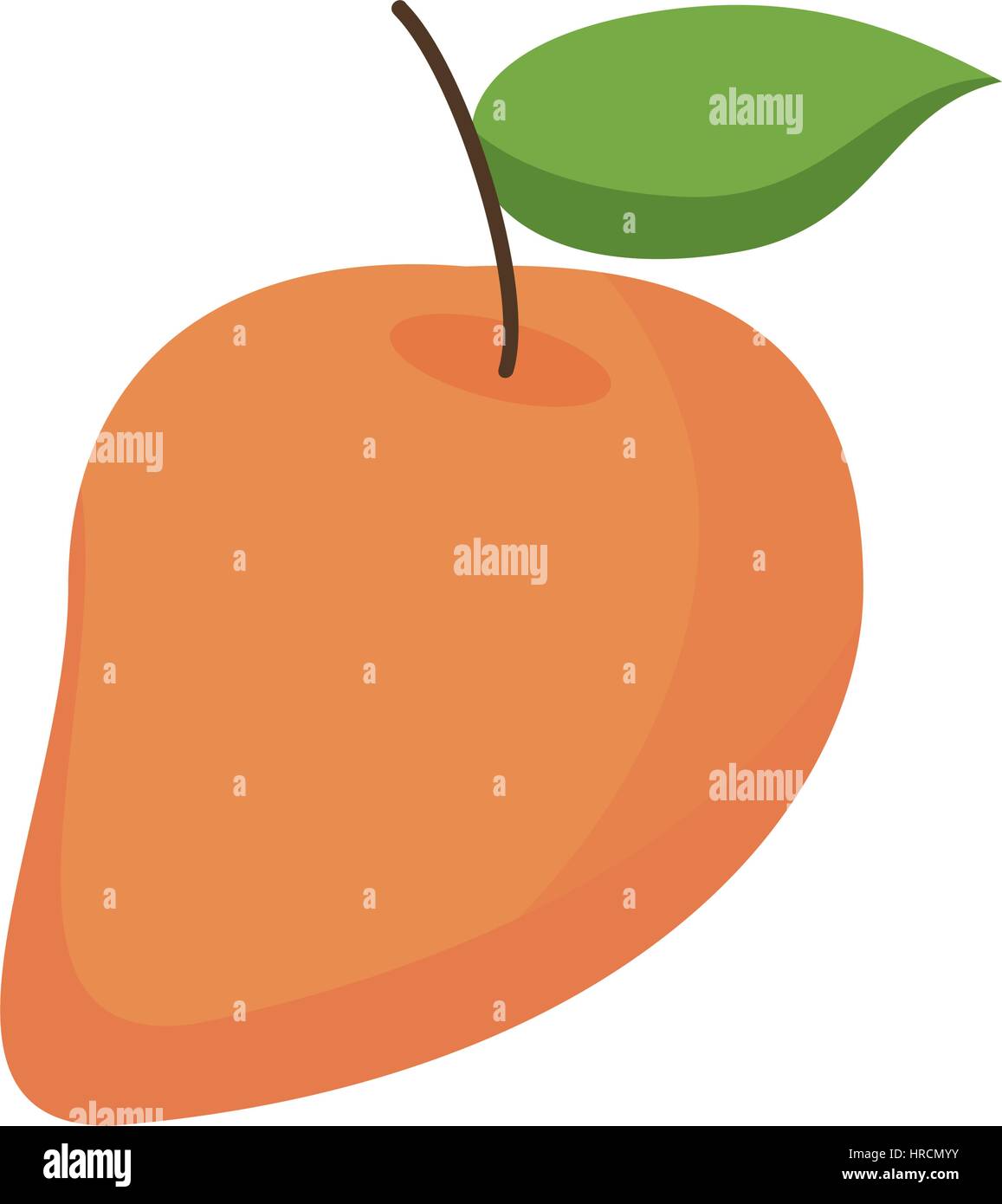 mango juicy fruit icon Stock Vector Image & Art - Alamy