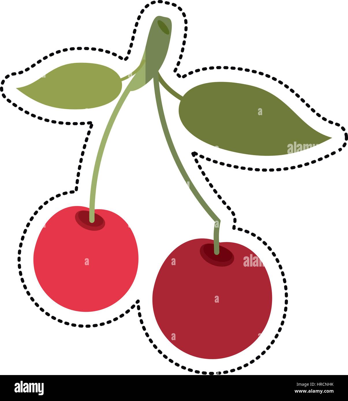cartoon cherry berry nutrition icon Stock Vector Image & Art Alamy