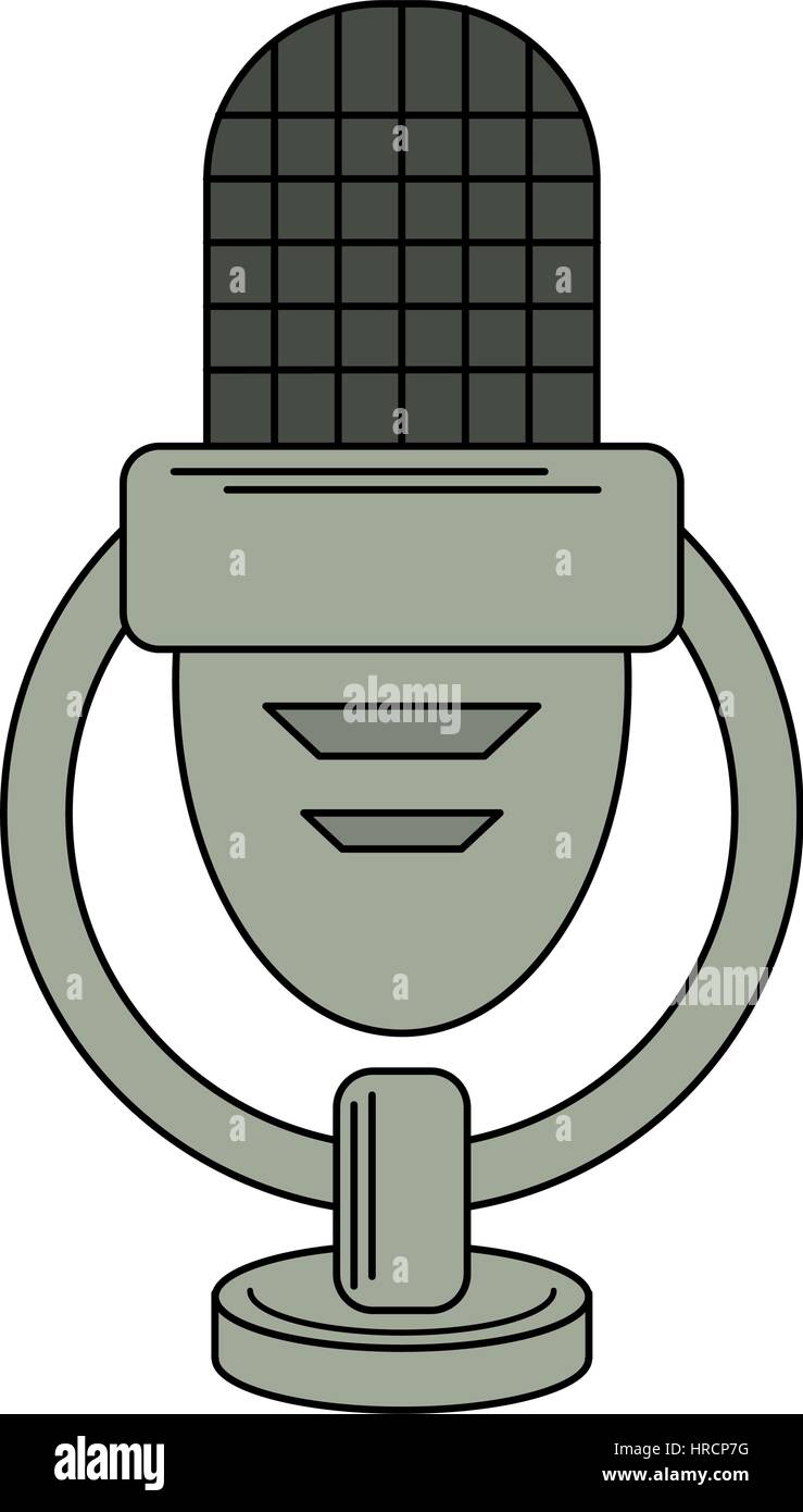 retro microphone voice icon Stock Vector Image & Art - Alamy