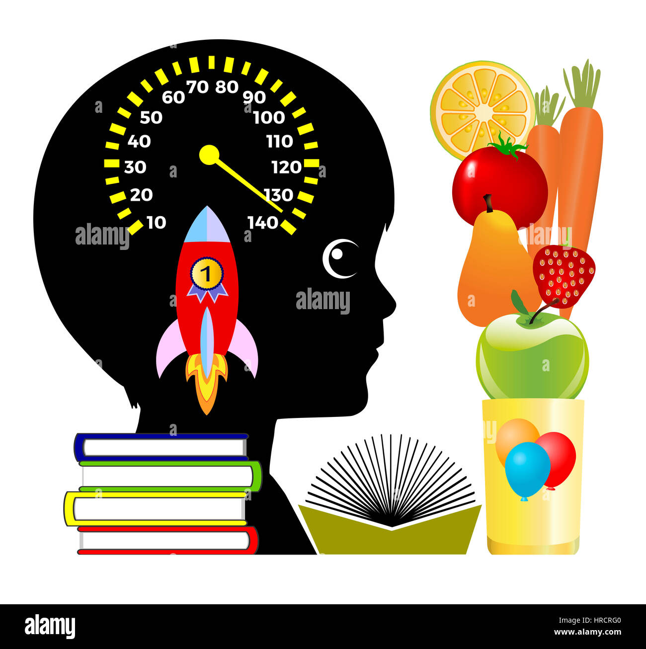 Natural Energy Drink with Fruits and Vegetables to improve the academic