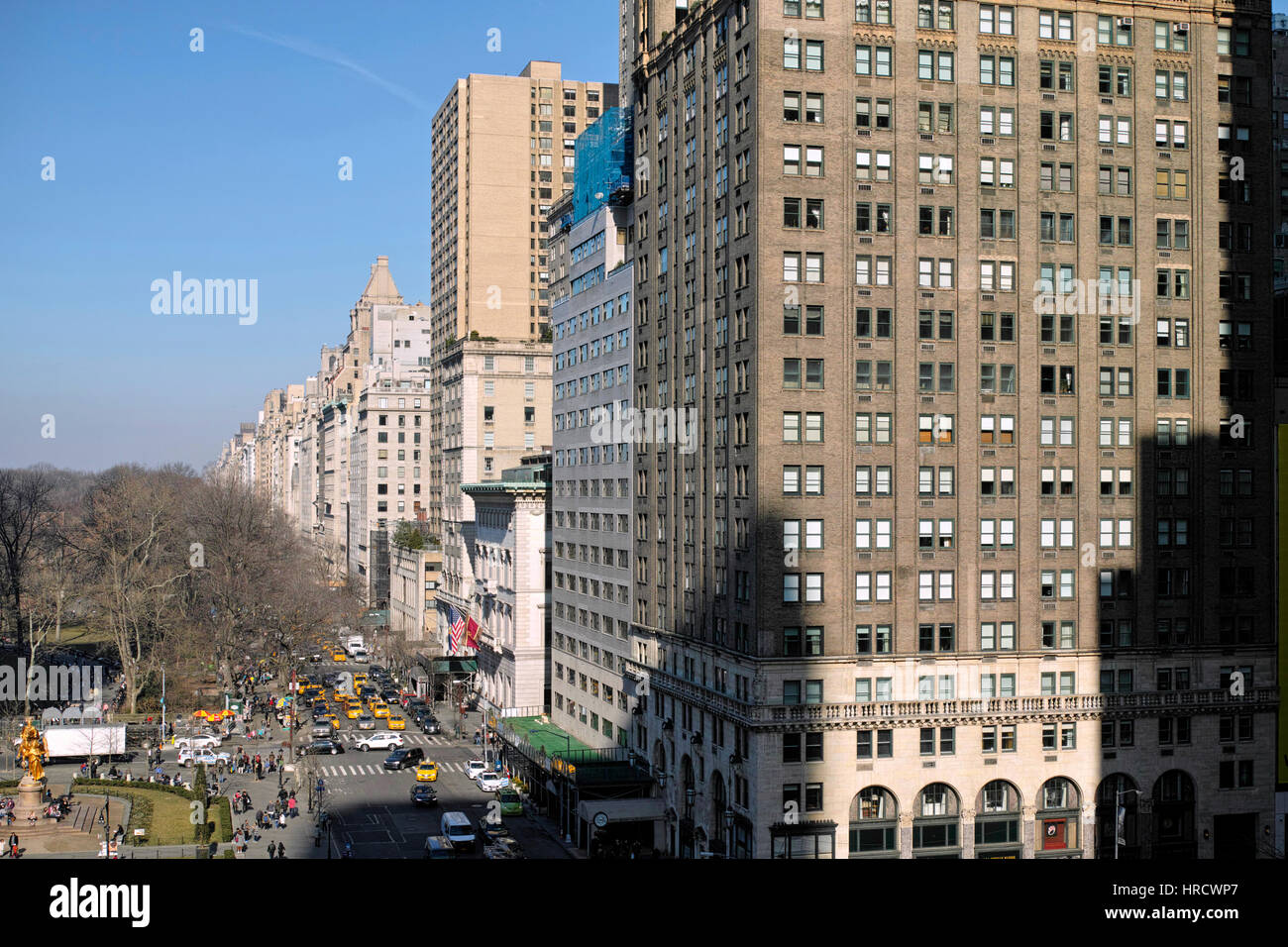 View down 5th Avenue New York Stock Photo