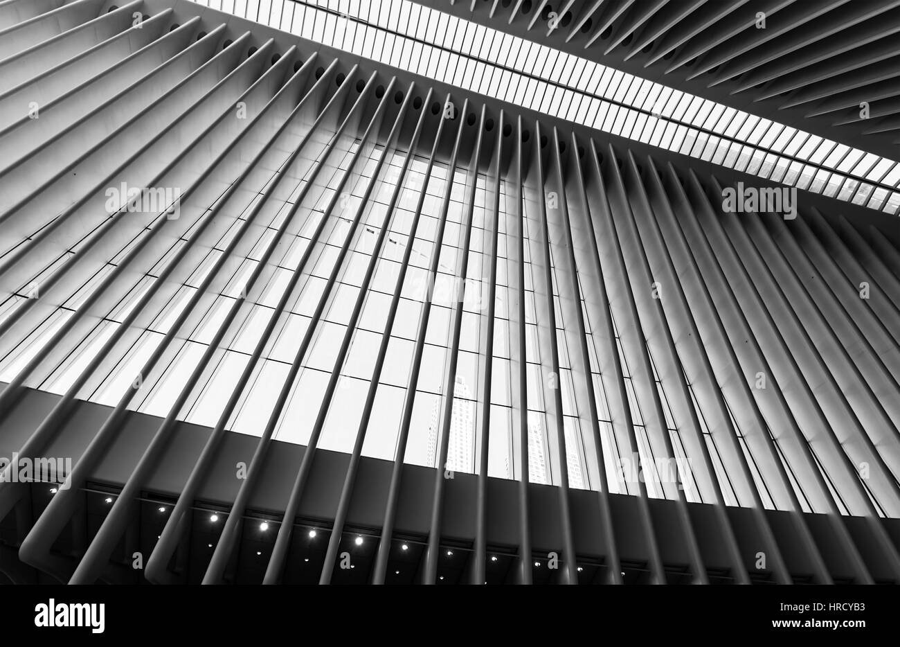 The Oculus train station in New York Stock Photo