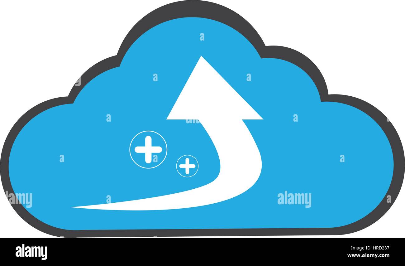 Cloud computing illustration Stock Vector Image & Art - Alamy