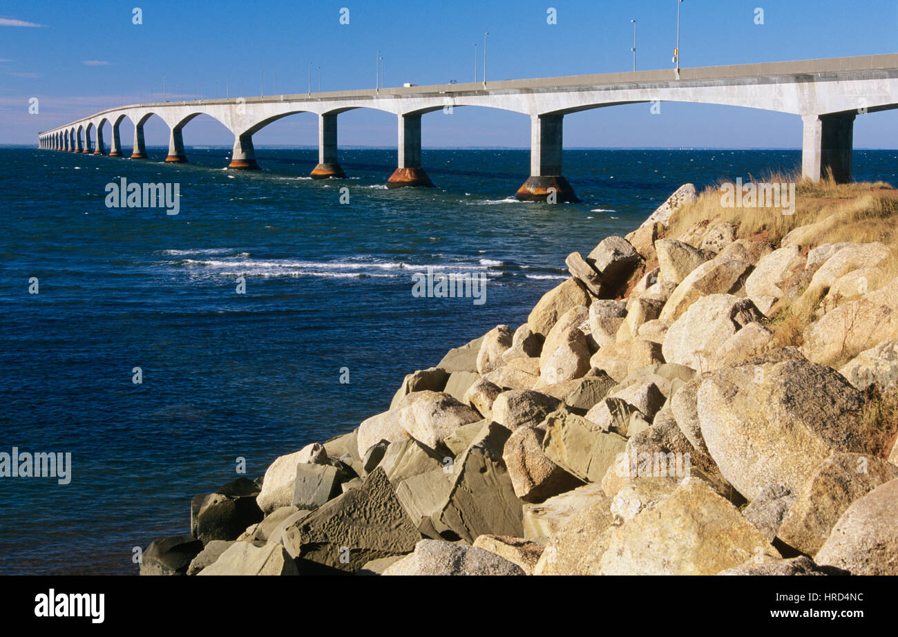 Confederation Bridge, Prince Edward Island, Canada Stock Photo